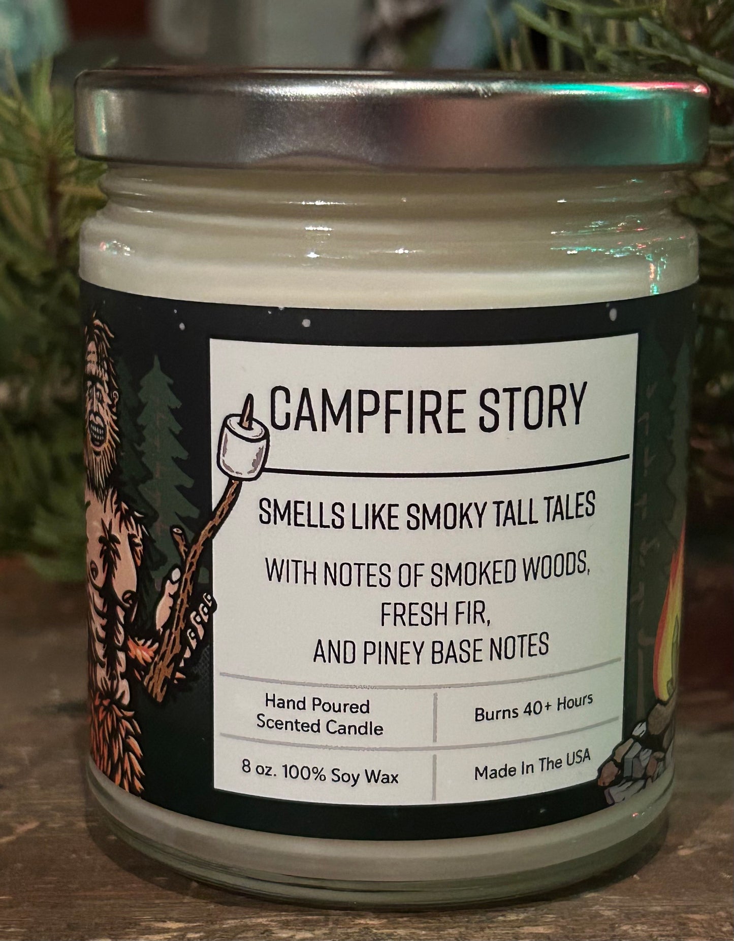 Campfire Story Candle
