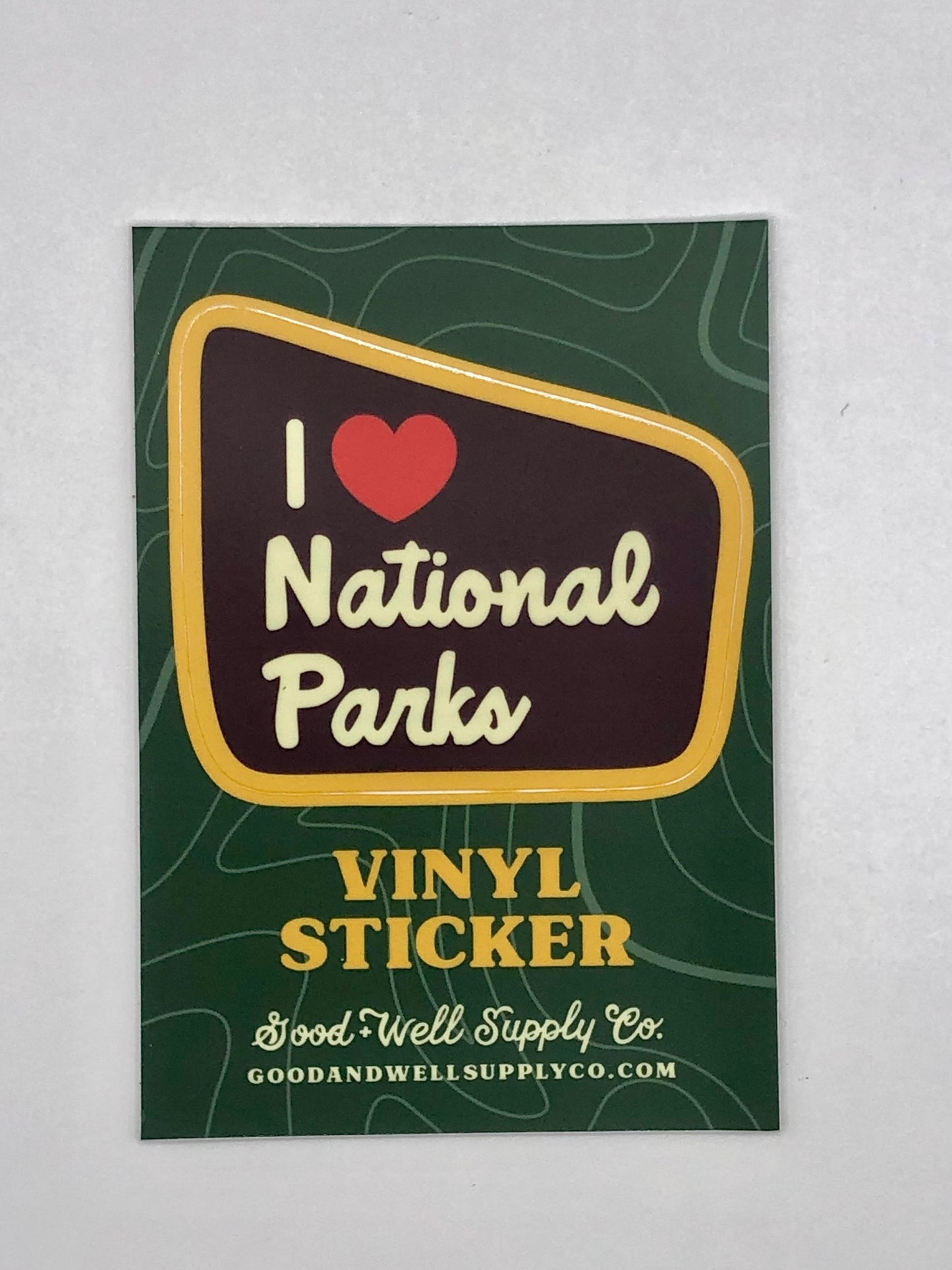 I Heart Nat'l Parks Sticker