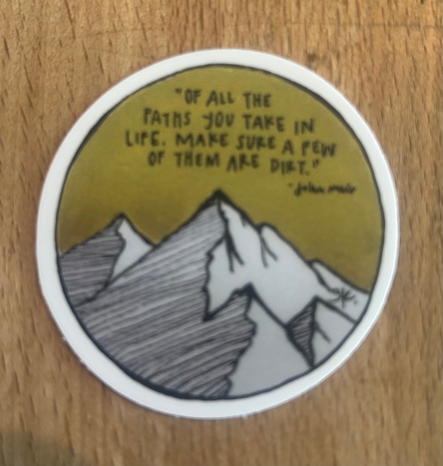 John Muir Sticker