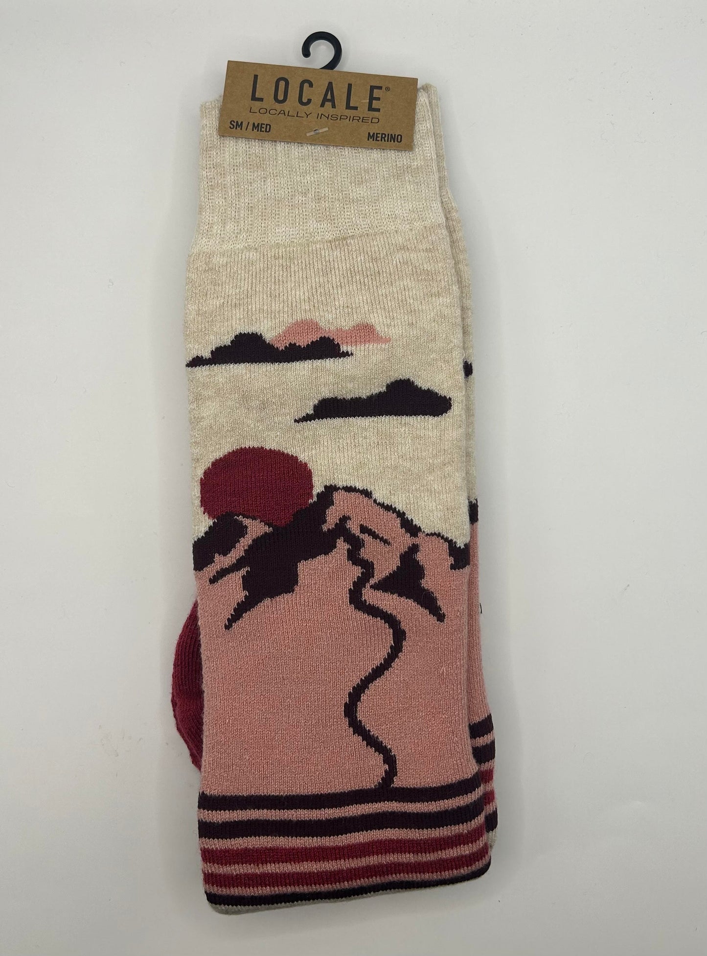 Making Tracks Wool Socks