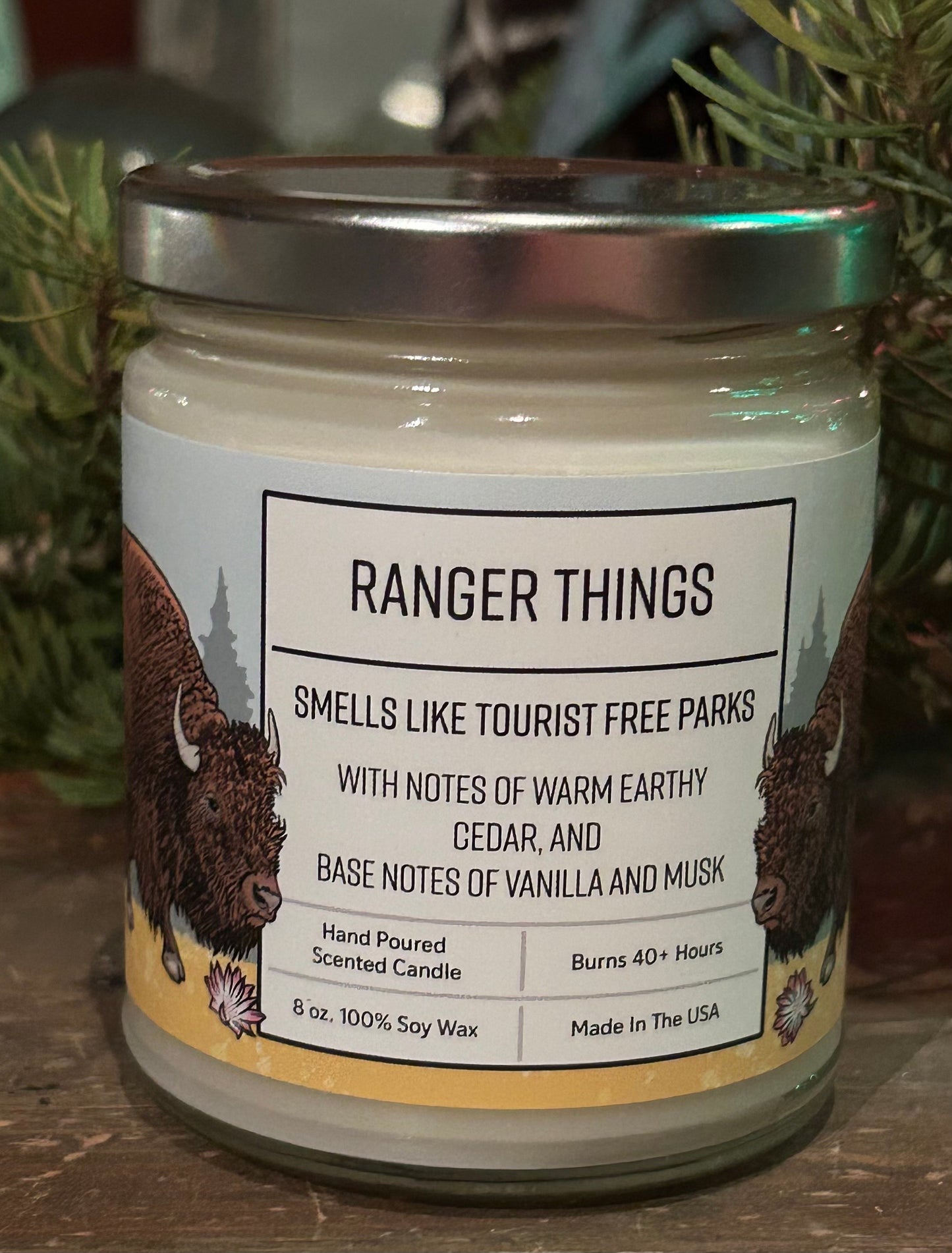 Ranger Things Candle