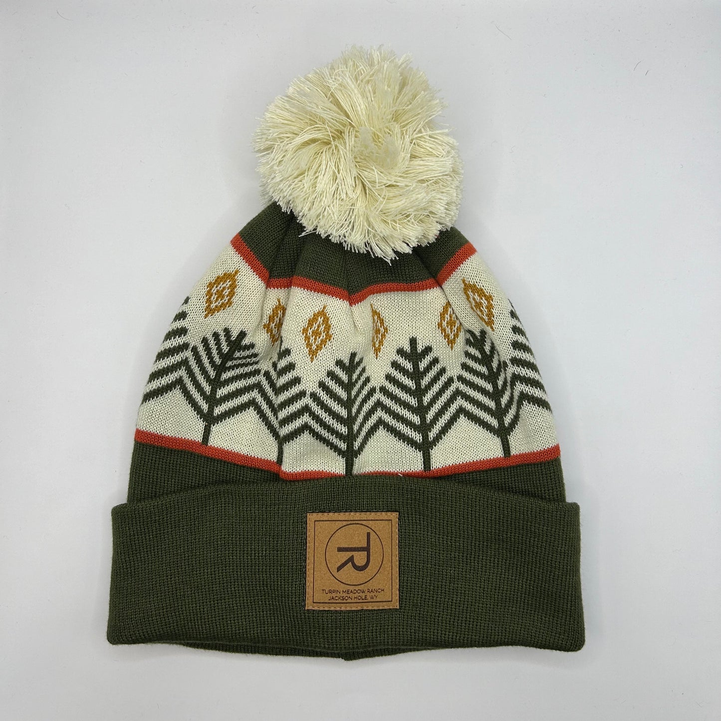 Rustic Trees Olive Beanie