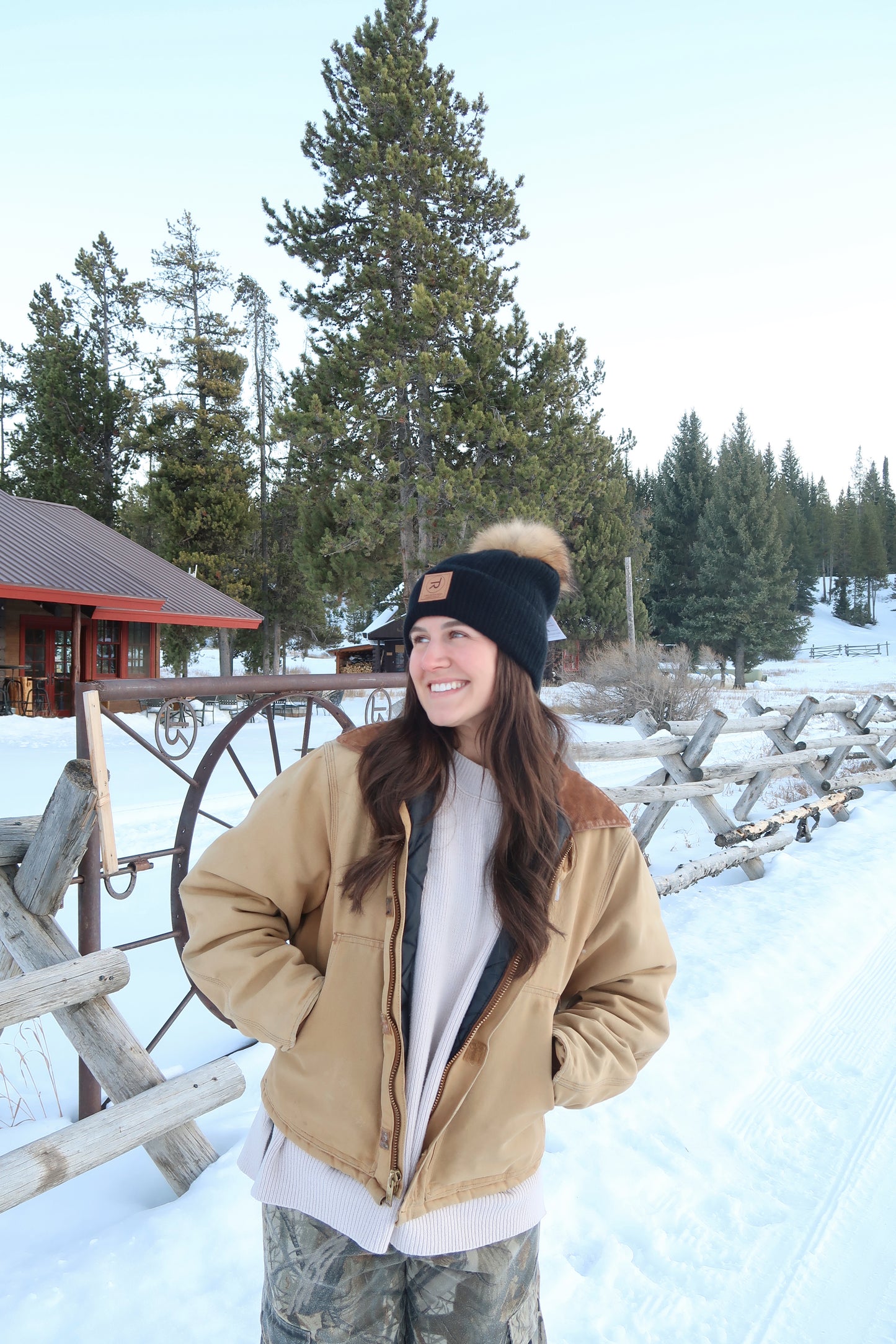Cashmere Pom Beanie