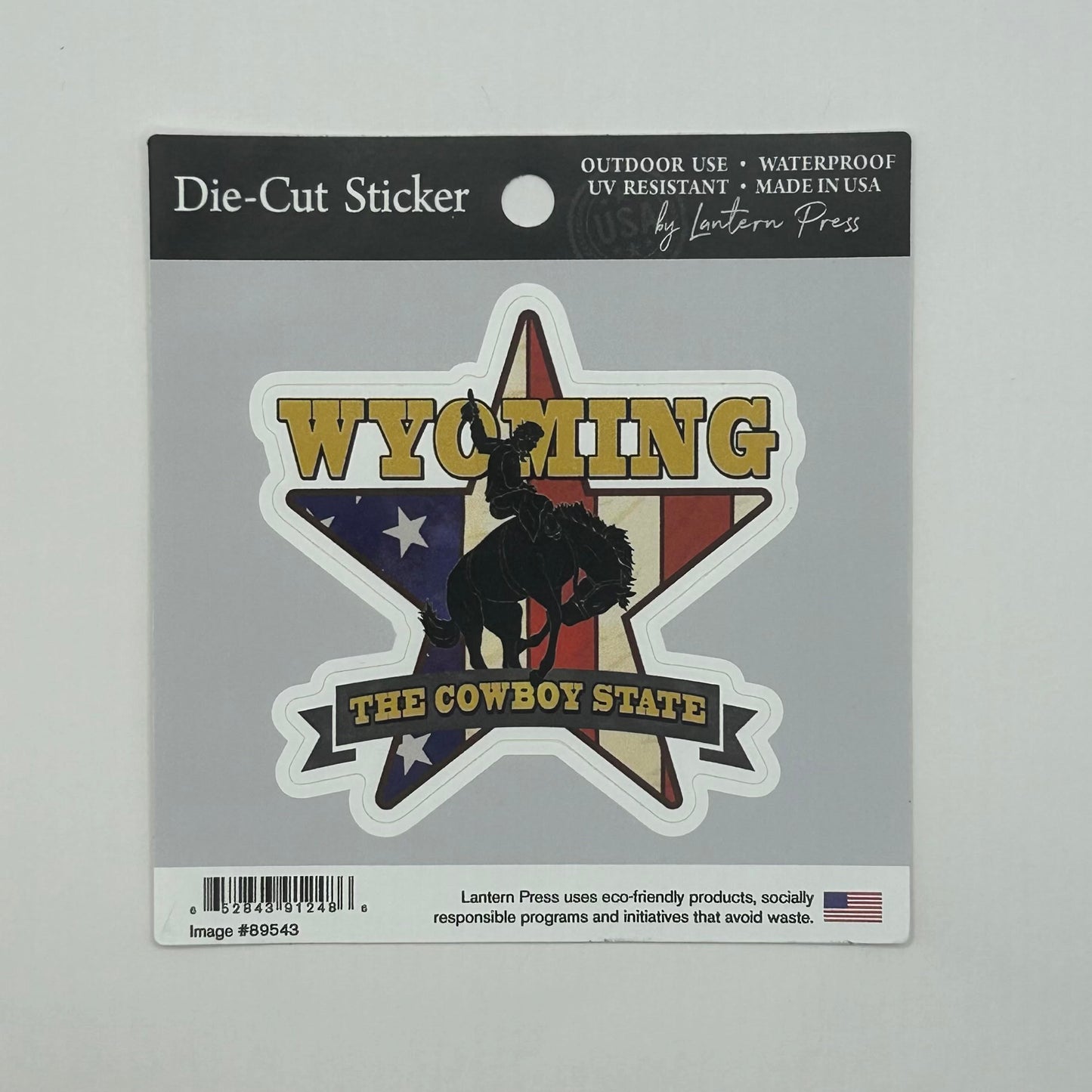 Wyoming The Cowboy State Sticker