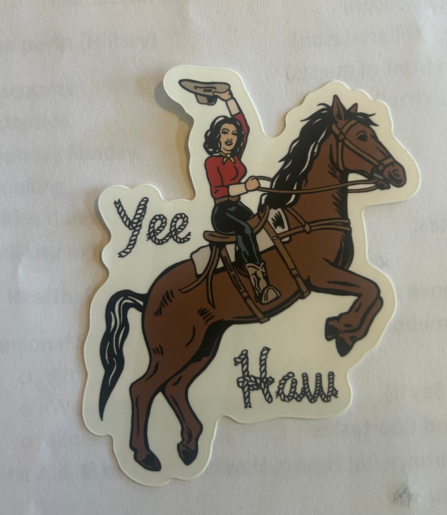 Yee Haw sticker