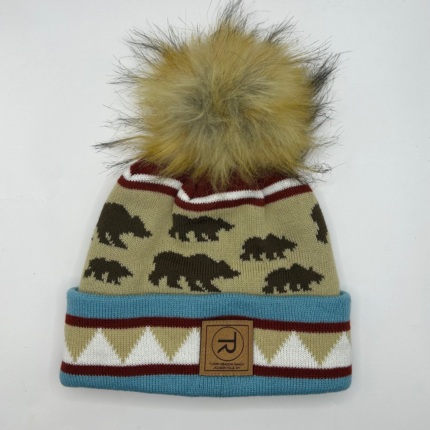 Youth Bear Cub Faux Fur Beanie