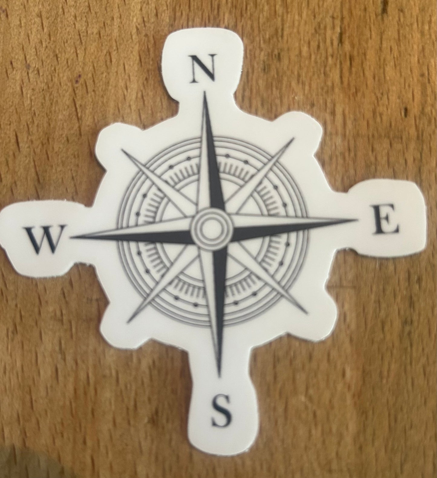 Compass sticker