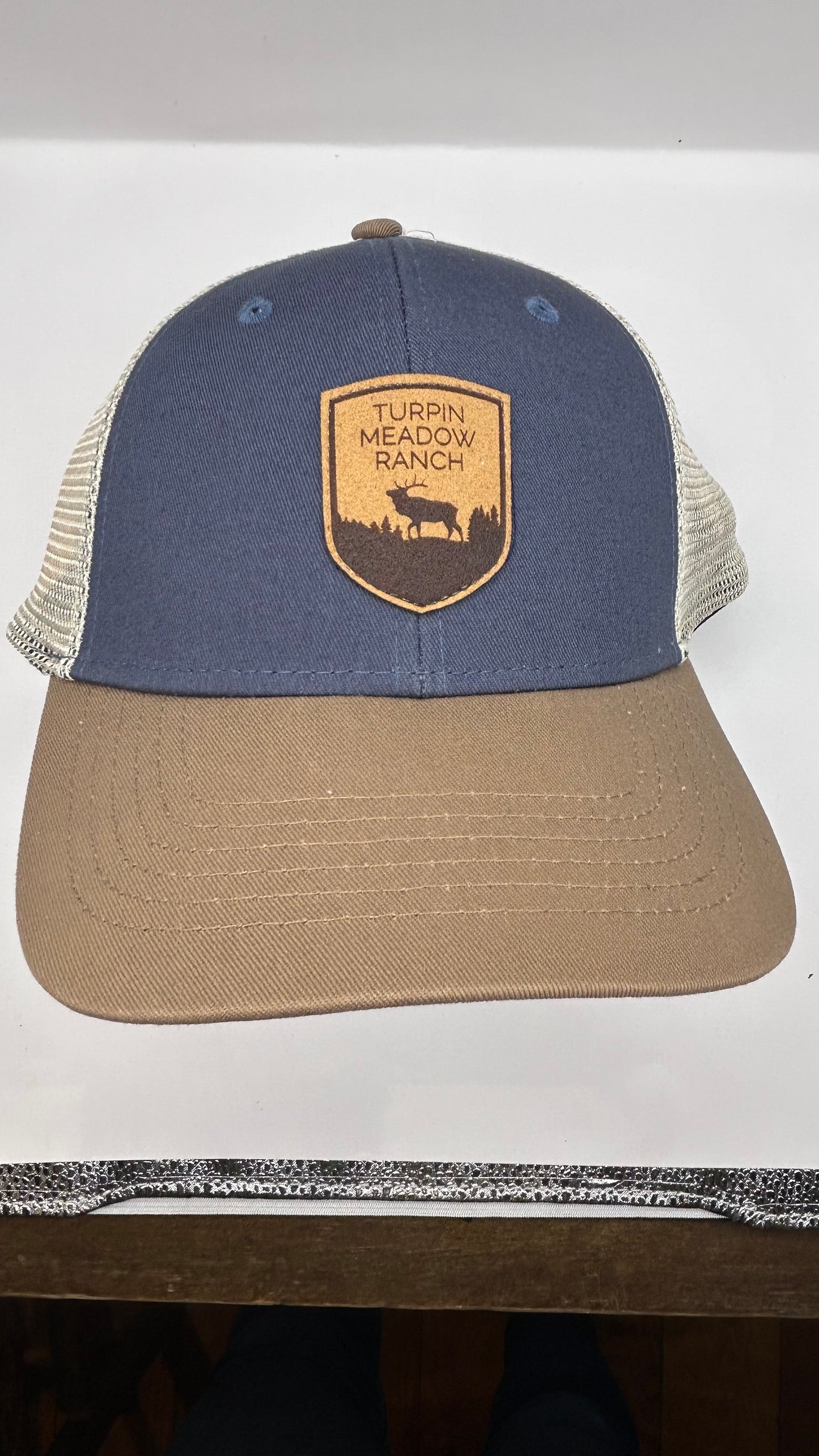 Custom Elk Indigo Trucker