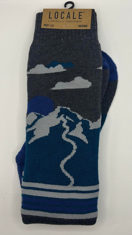 Making Tracks Wool Socks