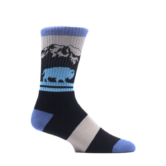 Bison Crew Socks